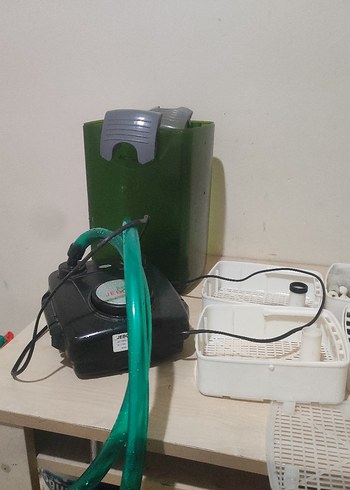 Yeşil Akvaryum Dış Filtre Pompası - Görsel 3