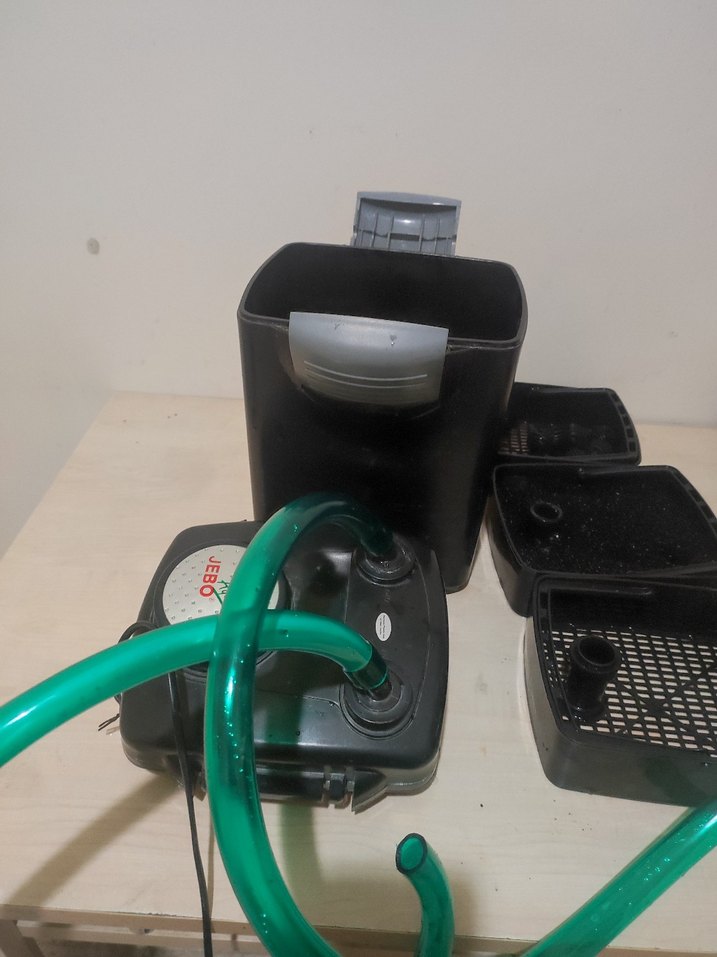 Koyu Yeşil Akvaryum Filtre Sistemi jebo 828 - Görsel 2