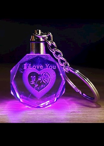 Zincir Detaylı Yeşil Baykuşlu Anahtarlık 3 d ledli - Görsel 13