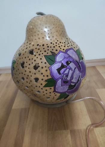 Renkli Desenli Masa Lambası EL İŞİ ÖZEL YAPIM - Görsel 4