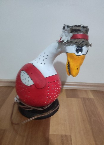 Renkli Desenli Masa Lambası EL İŞİ ÖZEL YAPIM - Görsel 15