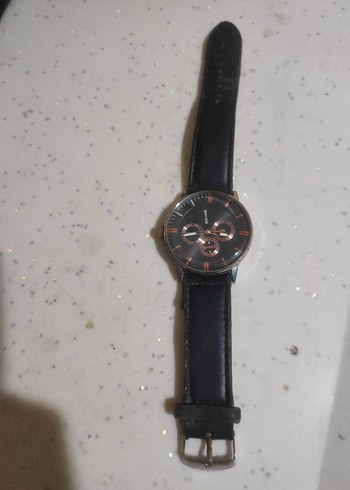 Siyah Minimalist Biker Erkek Kol Saati - Görsel 2