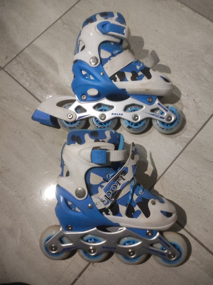 Mavi Yılan Desenli Erkek Paten - Görsel 2