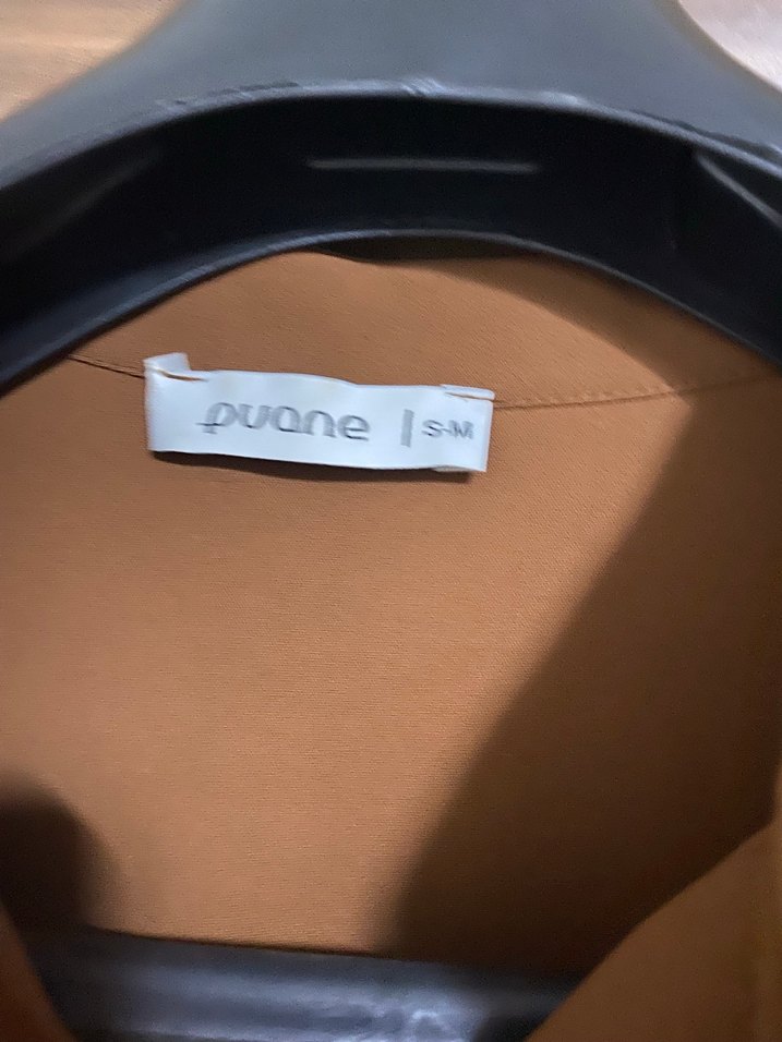 Kahverengi Kadın gömlek - Görsel 2