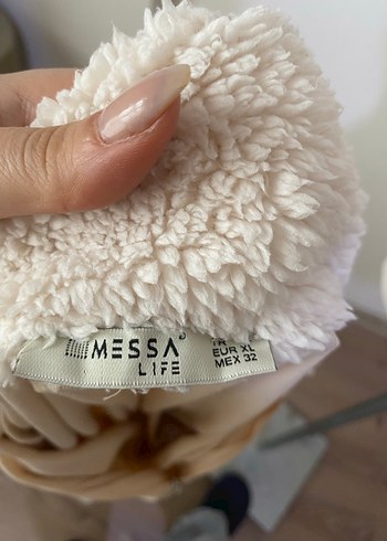 Bej Kadın Triko Uzun Kollu Polo Yaka Kazak - Görsel 3