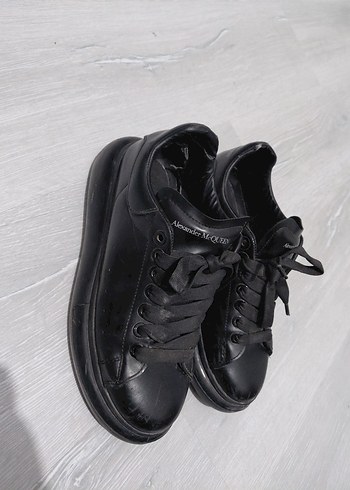 Alexander McQueen Siyah Erkek Spor Ayakkab orjinal - Görsel 2
