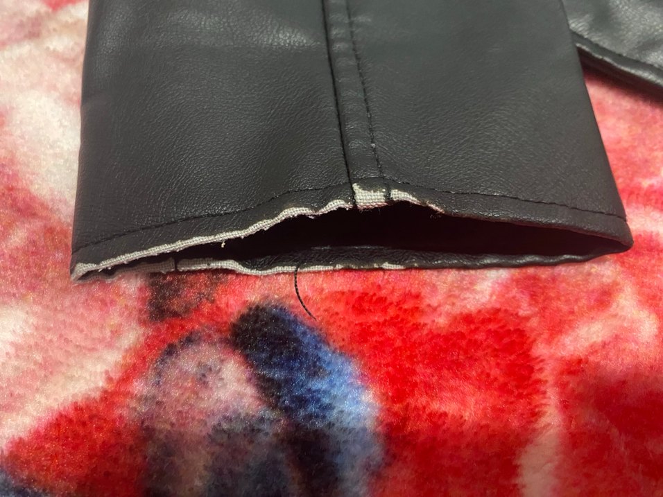 Pull&Bear Siyah Deri Biker Ceket - Görsel 3