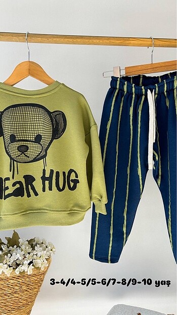 9 Yaş Beden Unisex takım