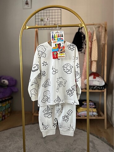 Unisex pijama takımı