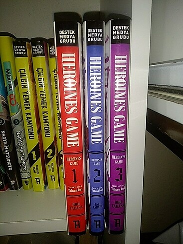 Heroines game manga 1,2,3