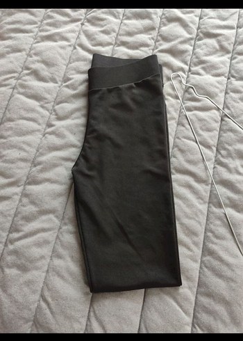 M beden Siyah Kadın Tayt Elastik Kumaş - Görsel 4