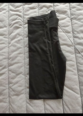 M beden Siyah Kadın Tayt Elastik Kumaş - Görsel 3