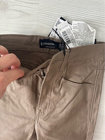 xs Beden Stradivarius deri mum pantolon