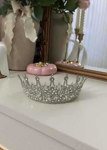 Beyaz taşlıGelin Tacı - Görsel 2