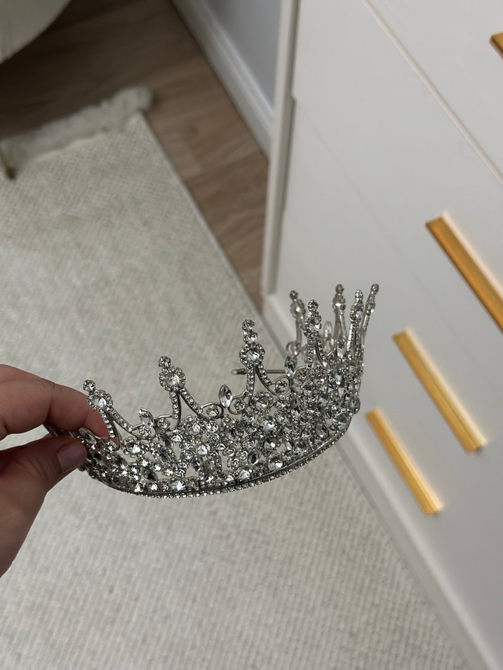 Beyaz taşlıGelin Tacı - Görsel 3