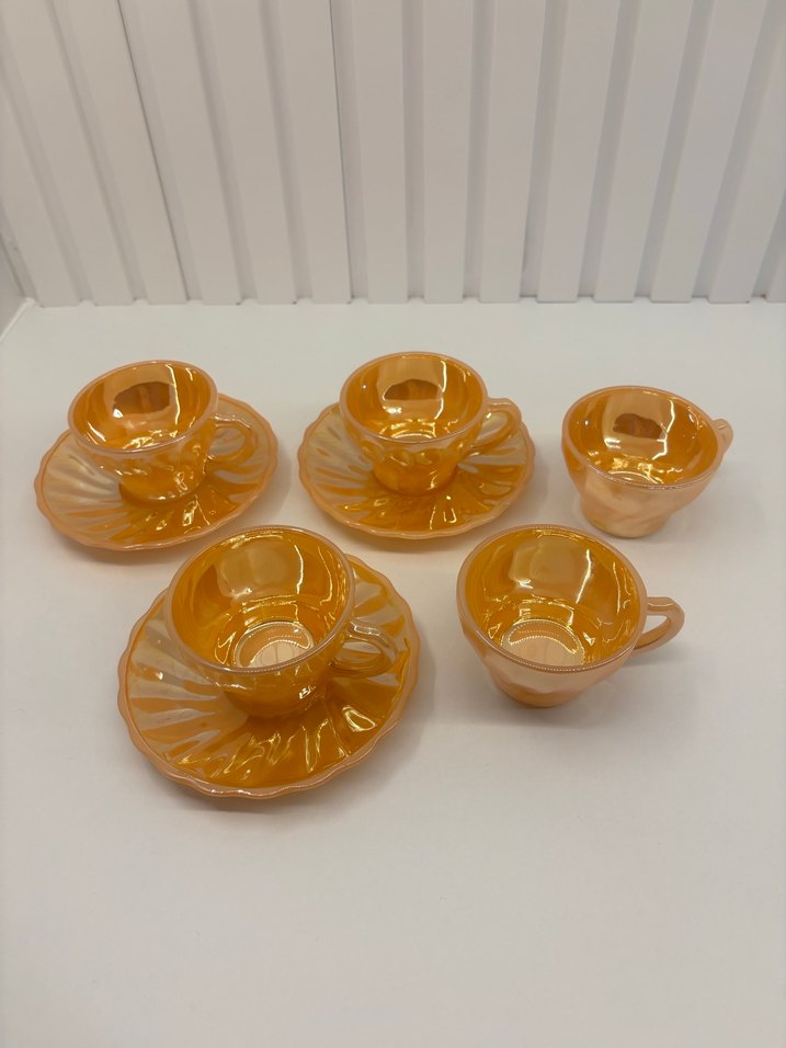 Bej Renkli Seramik Fincan ve Tabağı Seti - Görsel 3