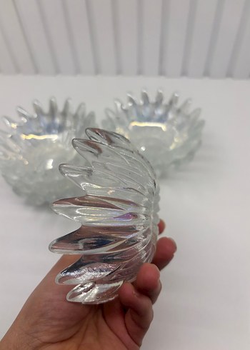 Şeffaf Beyaz 6 lı çerezlik cam - Görsel 2