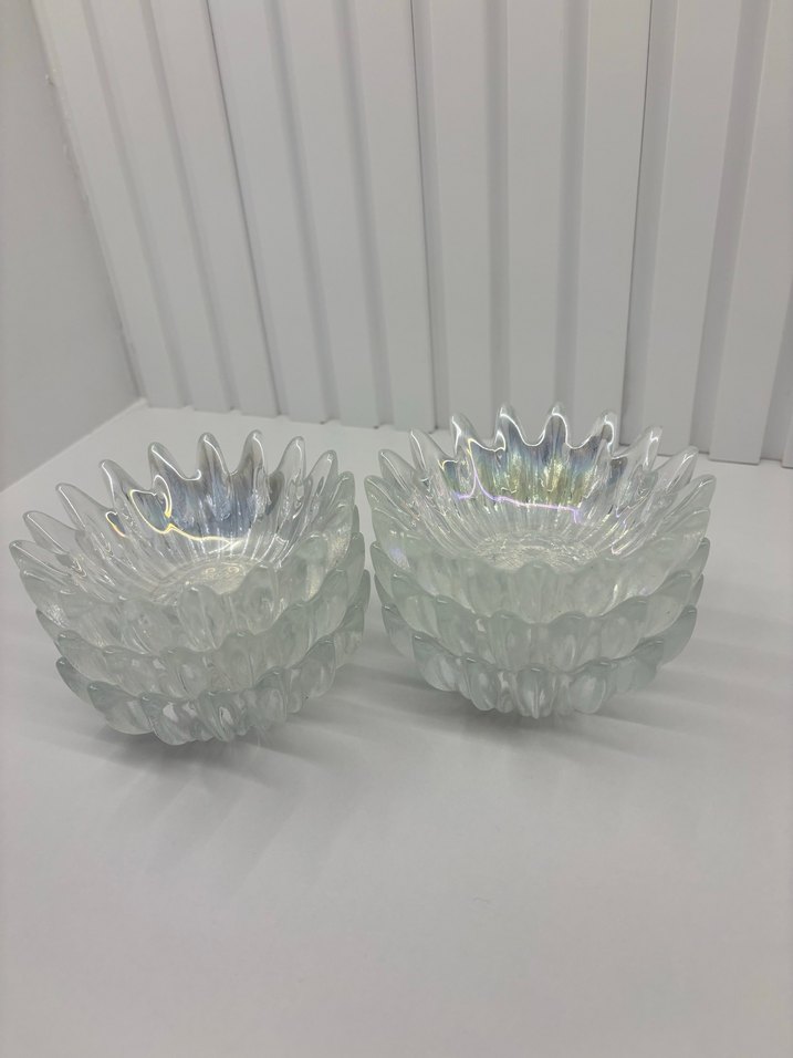 Şeffaf Beyaz 6 lı çerezlik cam - Görsel 3