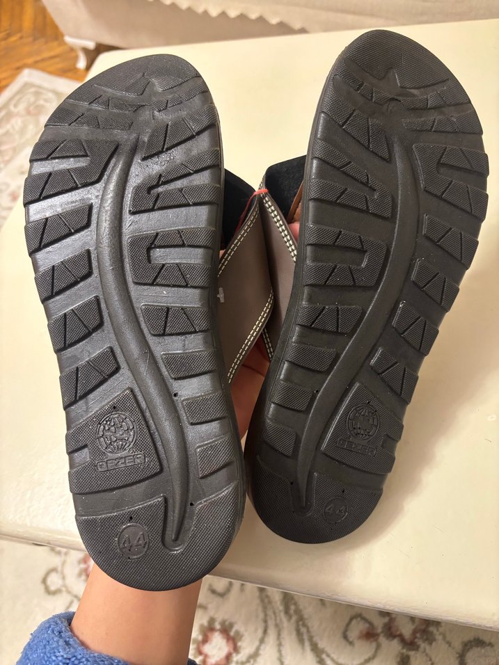 Kahverengi Erkek Terlikler Tokalı Rahat - Görsel 3