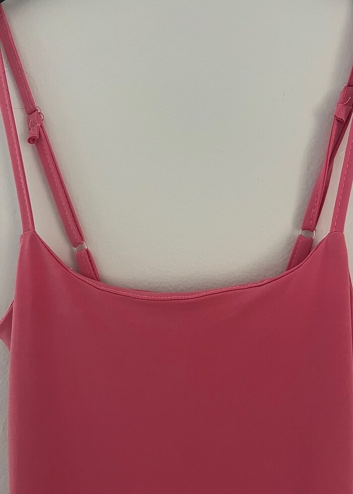 Uzun pembe elbise - Görsel 3