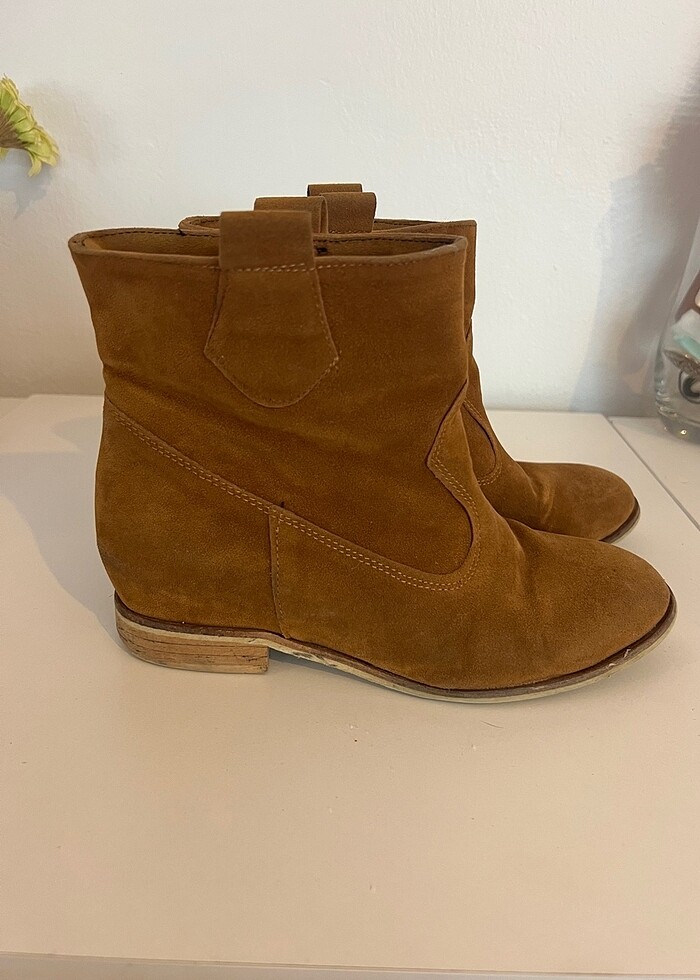 Suet taba rengi bot - Görsel 5