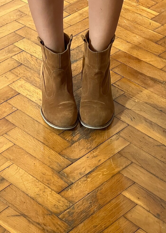 Suet taba rengi bot - Görsel 2