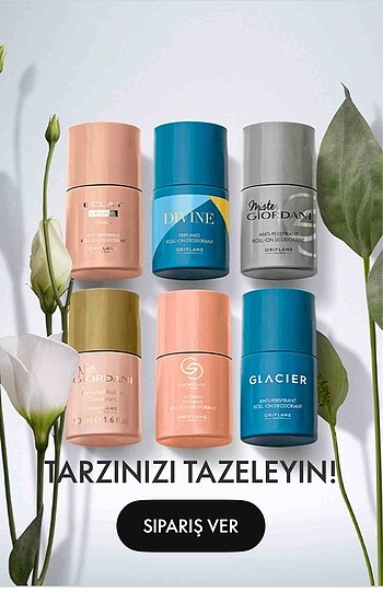 Oriflame bayan erkek rol