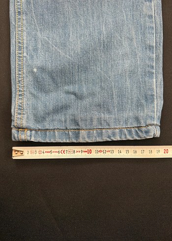 36 Beden Erkek Mavi Denim Bol Kesim Kot Pantolon
