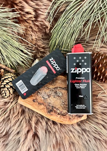 Zippo benzin + taş