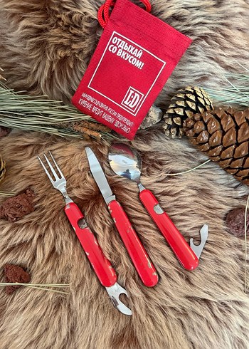 Kamp piknik çatal kaşık bıçak seti - Görsel 2
