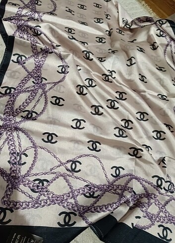 Chanel desenli şal etiketli sıfır ürün 