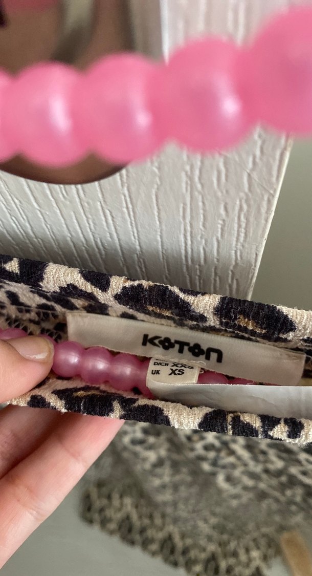 Leopar Desenli Pilili Uzun Hamile Eteği - Görsel 3