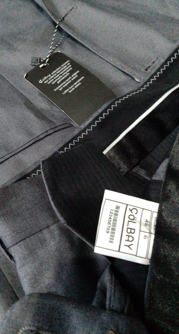 Gri Erkek Takım Elbise, Düğmeli, Normal Boy takım - Görsel 2