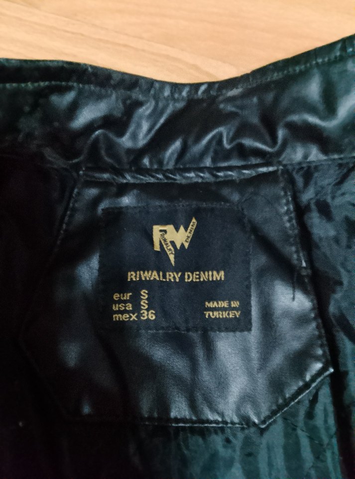 Siyah Deri Biker Ceket - Görsel 3