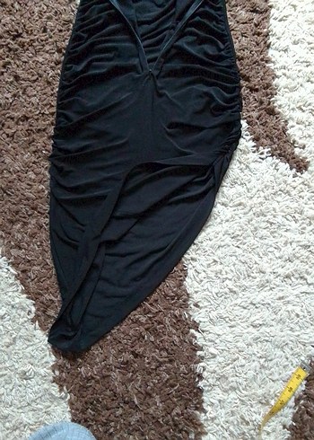 drapeli elbise - Görsel 7