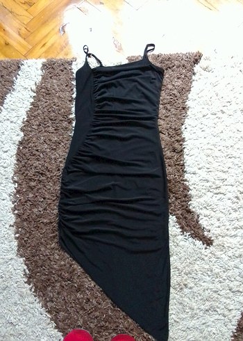 drapeli elbise - Görsel 2