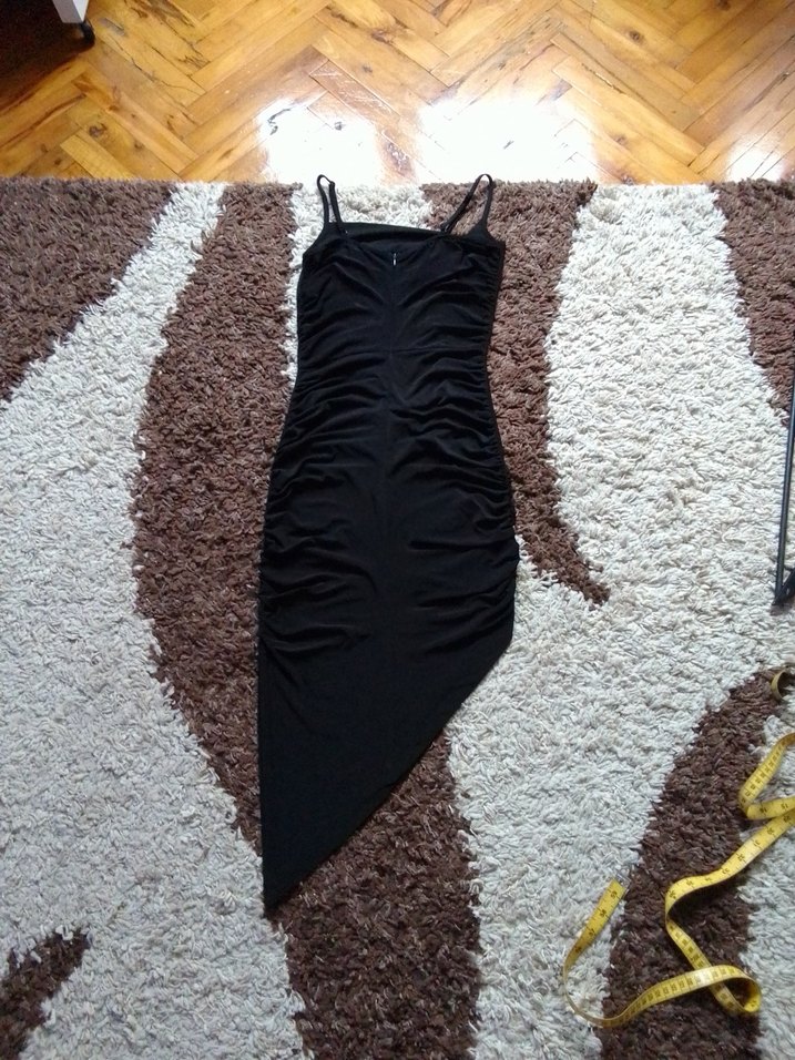 drapeli elbise - Görsel 4