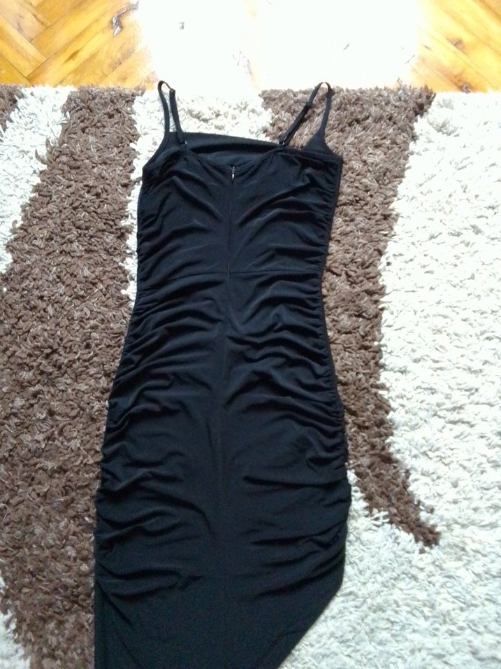 drapeli elbise - Görsel 5