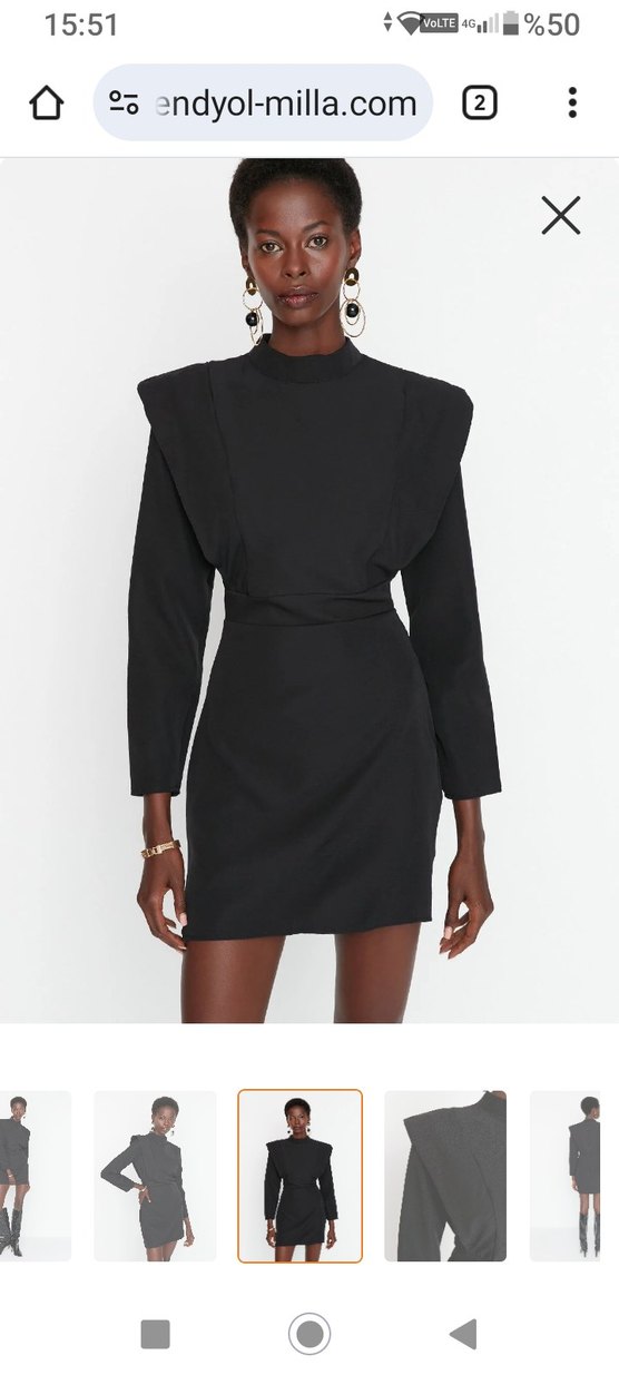 kısa elbise - Görsel 2