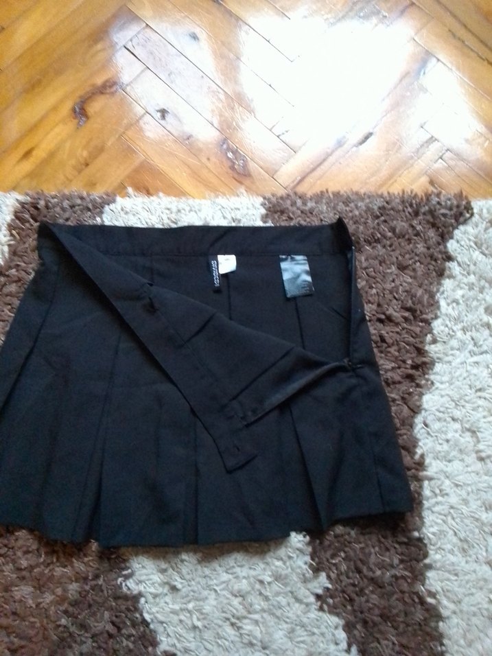 Siyah Pilili Mini Etek - Görsel 2