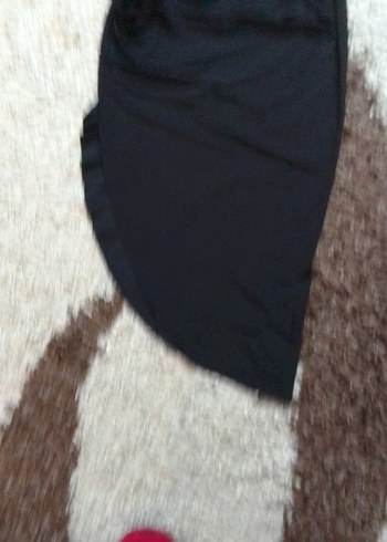 Uzun Kollu Siyah Drapeli Uzun Elbise - Görsel 4