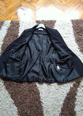 Siyah Düğmeli Kadın Blazer Ceket - Görsel 5