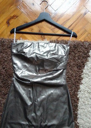 straplez elbise - Görsel 3