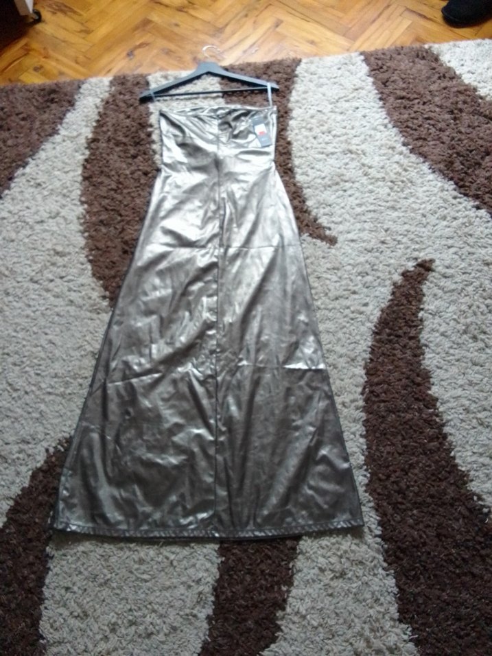 straplez elbise - Görsel 4