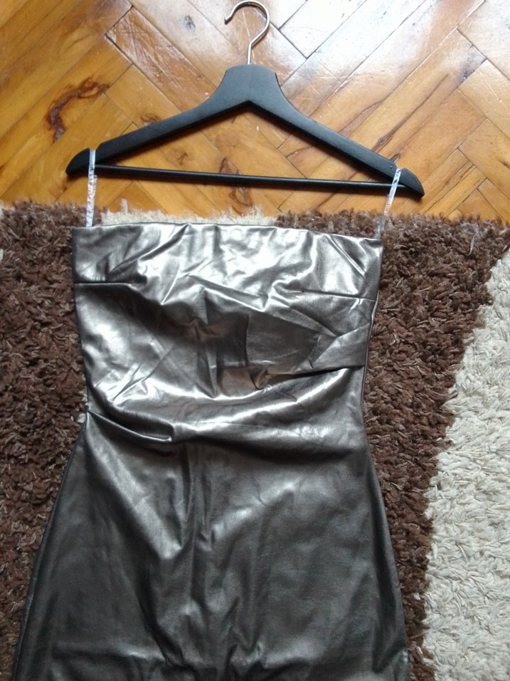 straplez elbise - Görsel 3