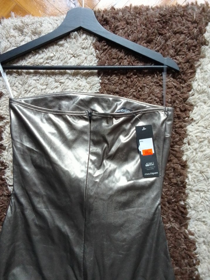 straplez elbise - Görsel 5