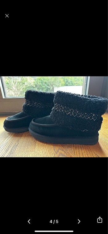 Ugg Orjinal siyah kıvırcık ugg