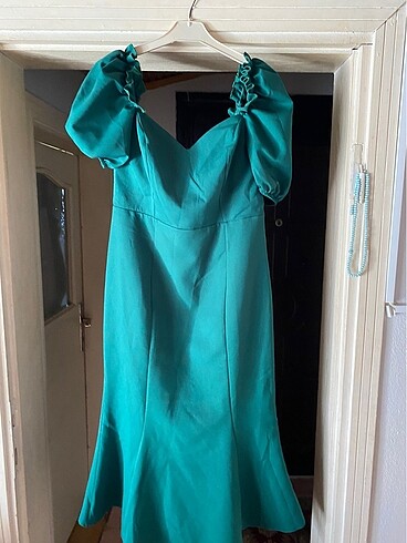 Trendyol & Milla Koyu yeşil elbise