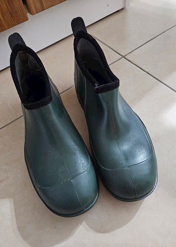 Erkek Koyu Yeşil Yağmur botu - Görsel 2