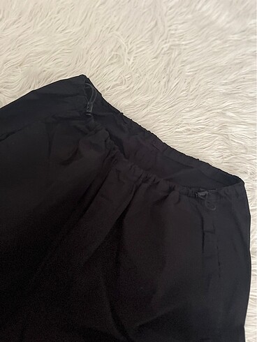s Beden siyah Renk Siyah paraşüt pantolon